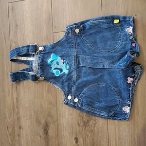 3t Blue's Clues shortalls